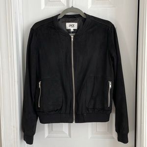 Women’s Suede Bomber Jacket